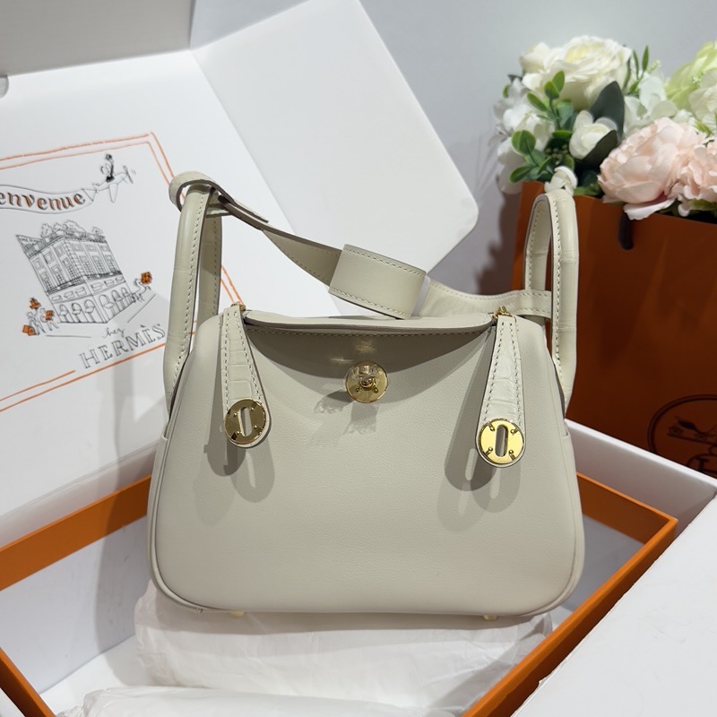 Hermes Lindy mini 19cm Swift touch  Nata GHW